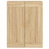 vidaXL Wall Mounted Cabinets 2 pcs Sonoma Oak Engineered Wood