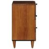 vidaXL Sideboard 2 pcs Walnut 60 x 33 x 75 cm Solid Mango Wood