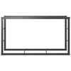 vidaXL Firewood Rack Black 110x30x61 cm Steel