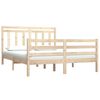 vidaXL Bed Frame without Mattress 150x200 cm King Size Solid Wood