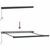 vidaXL Retractable Awning Anthracite 3x2.5 m Fabric and Aluminium