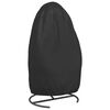 vidaXL Hanging Egg Chair Cover Black &Oslash; 190x108 cm 420D Oxford