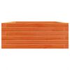 vidaXL Garden Planter Wax Brown 90x60x23 cm Solid Wood Pine
