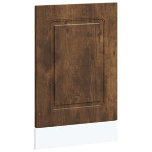 vidaXL Dishwasher Panel&nbsp;Kalmar&nbsp;Smoked Oak 45x1.5x57 cm Engineered Wood
