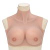 vidaXL Silicone Breastplate Natural H Cup