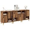 vidaXL Sideboards 3 pcs Old Wood 60 x 35 x 70 cm Engineered Wood