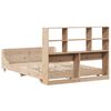 vidaXL Bed Frame without Mattress 120x190 cm Small Double Solid Wood Pine