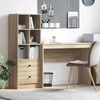 vidaXL Desk with Drawer 2 pcs Sonoma Oak