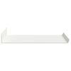 vidaXL Floating Shelf Wall-mounted 4 pcs White 40 x 18 x 2.5 cm Steel