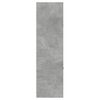 vidaXL Apothecary Cabinet Concrete Grey 30x41x144.5 cm Engineered Wood