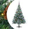 vidaXL Artificial Christmas Tree with Stand Green 150 cm PVC and Steel