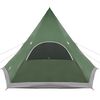 vidaXL Teepee Tent with Roof with Storage Green 545 x 450 x 295 cm
