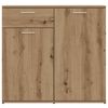 vidaXL Sideboard Artisan Oak 80x36x75 cm Engineered Wood