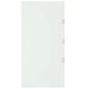 vidaXL 2 Piece Side Panels for Door Canopy Transparent Tempered Glass