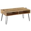 vidaXL Coffee Table Solid Mango Wood 100x60x45 cm