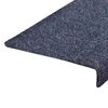 vidaXL Stair Mats Self-adhesive 30 pcs 65x21x4 cm Blue Rectangular Edge