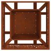 vidaXL Fire Pit Brown 60 x 60 x 30 cm Weathering Steel