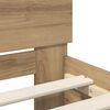 vidaXL Bed Frame Artisan Oak 90 x 200 cm Engineered Wood