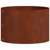 vidaXL Planter Ring 5 pcs Brown 30 x 30 x 20 cm Weathering Steel