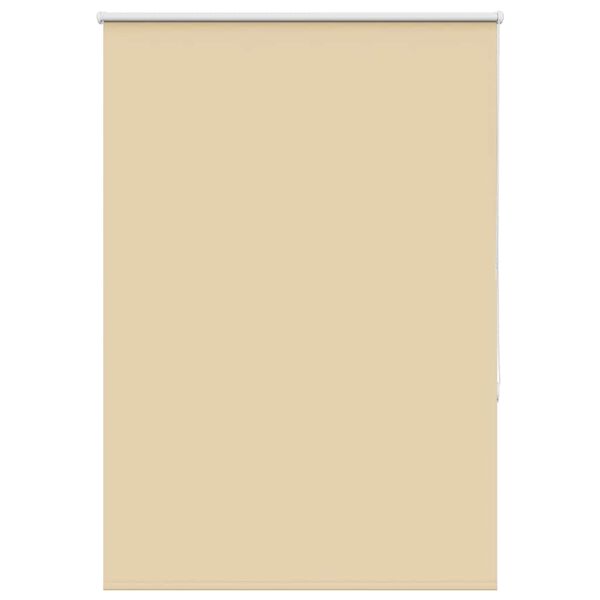 vidaXL Roller Blind Blackout Beige 95x150 cm Fabric Width 90.7 cm Polyester