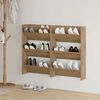 vidaXL Shoe Cabinet 2 pcs Artisan Oak 60 x 18 x 90 cm Engineered Wood