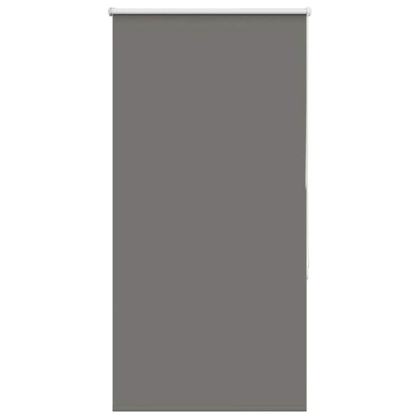 vidaXL Roller Blind Blackout Grey 65x130 cm Fabric Width 60.7 cm Polyester