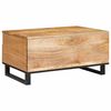 vidaXL Coffee Table Artisan Oak 80 x 54 x 40 cm Solid Mango Wood
