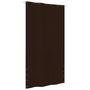 vidaXL Balcony Screen Brown 140x240 cm Oxford Fabric