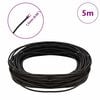 vidaXL Leather Cord Dark Brown &Oslash;1.5 mm x 5 m Leather