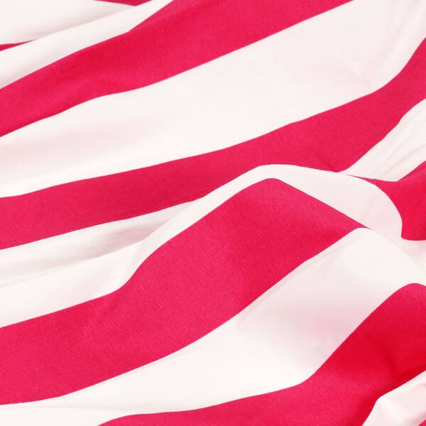 vidaXL Curtains with Metal Rings 2 pcs Fabric 140x175 cm Pink Stripe