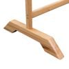 vidaXL Clothes Racks 2 pcs Solid Oak Wood