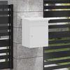 vidaXL Parcel Drop Box White 44 x 35 x 59 cm Steel
