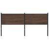 vidaXL Replace Headboard Brown Oak 160 cm Engineered Wood and Steel