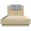 vidaXL Bed Frame without Mattress Sonoma Oak 100x200 cm