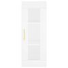 vidaXL Highboard White 34.5x34x180 cm Engineered Wood