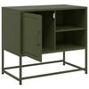 vidaXL TV Cabinet Olive Green 68x39x60.5 cm Steel