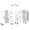 vidaXL Sideboard White 69.5x34x90 cm Engineered Wood