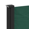 vidaXL Retractable Side Awning Dark Green 117x300 cm