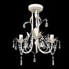 vidaXL Crystal Pendant Ceiling Lamp Chandeliers 4 pcs Elegant White