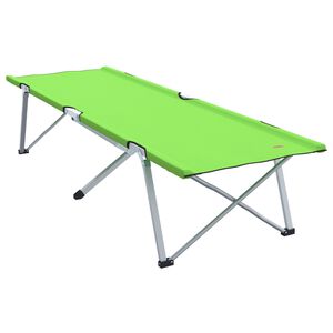 vidaXL Folding Camping Bed Dark green 62 x 194 x 42 cm Oxford fabric