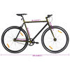 vidaXL Fixed Gear Bike Black 700c 59 cm