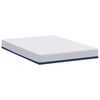 vidaXL Mattress White and Blue 140 x 190 cm Gel Memory Foam