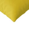 vidaXL Sofa Pillows 2 pcs Yellow 120 x 40 cm Corduroy Fabric