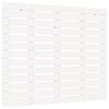 vidaXL Wall Headboard White 106x3x91.5 cm Solid Wood Pine