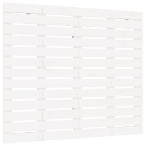 vidaXL Wall Headboard White 106x3x91,5 cm Solid Wood Pine