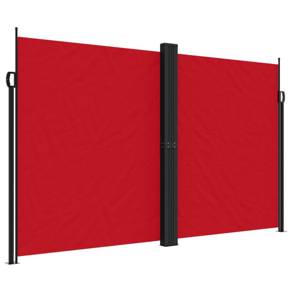 vidaXL Retractable Side Awning Red 200x1200 cm