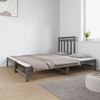vidaXL Pull-out Day Bed without Mattress Grey 2x(90x190) cm