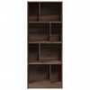 vidaXL Bookcase Brown Oak 57x28.5x141 cm Engineered Wood