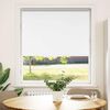 vidaXL Roller Blind Blackout White 115x175 cm Fabric Width 110.7 cm Polyester