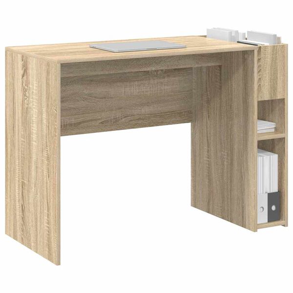 vidaXL Desk Sonoma Oak 109 x 50 x 78 cm Engineered Wood